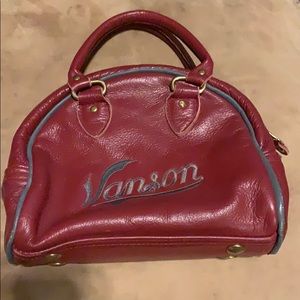 Red, small, Vanson bag!